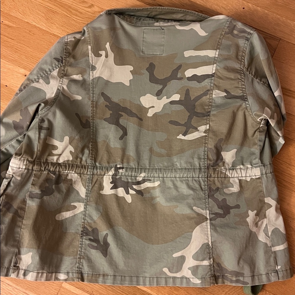 Sanctuary Green Camouflage Jean Jacket - Picture 7 of 7